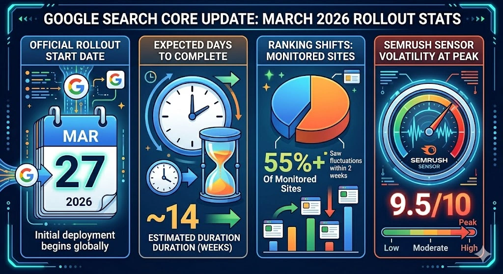 Google March 2026 Core Update Key Fast Facts