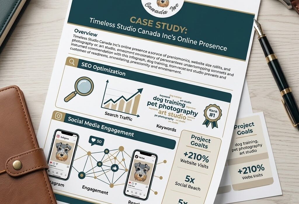 Timeless Studio Canada Inc’s Online Presence - SEO & Social Media